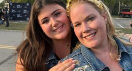 The college student is pictured with her mother Jessica Gorman. The mom posts frequently online about her love for her country, veterans, and protecting the American flag - and her daughter showed her love for God and her friends on her Instagram