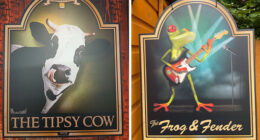 We Make Funny Pub Signs Featuring Random Animals (28 Pics)