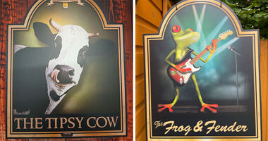We Make Funny Pub Signs Featuring Random Animals (28 Pics)