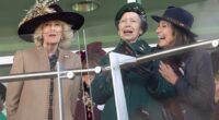 Queen Camilla, Princess Anne and Carole Middleton attend Ladies' Day at the Cheltenham Festival