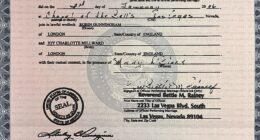 The elusive Banksy is actually former public schoolboy Robin Gunningham. His marriage certificate shows he tied the knot with political researcher Joy Millward in Las Vegas in 2006