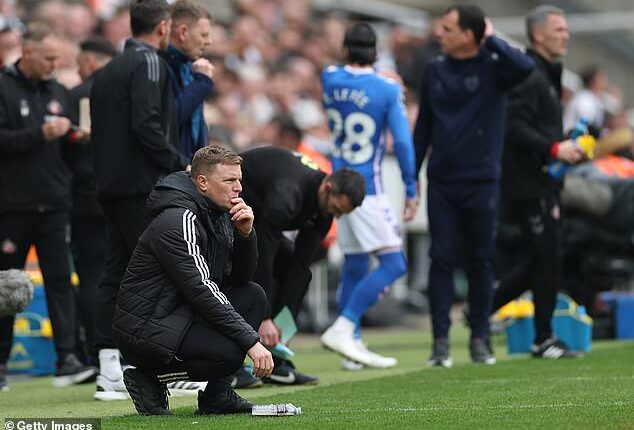 Eddie Howe has come under pressure after a harrowing week which ended with yet another defeat by Sunderland in the derby