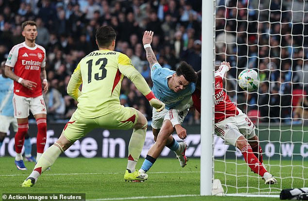 Nico O'Reilly won the League Cup for Manchester City with his rapid-fire double against Arsenal on Sunday