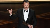 Jimmy Kimmel speaks onstage during the the 98th annual Academy Awards ceremony at the Dolby Theatre in Los Angeles, California, USA, 15 March 2026