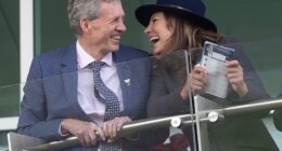 By her side throughout at this year's Cheltenham Festival was Brendan Moran, a consultant colorectal surgeon based in Basingstoke, Hampshire