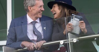 By her side throughout at this year's Cheltenham Festival was Brendan Moran, a consultant colorectal surgeon based in Basingstoke, Hampshire