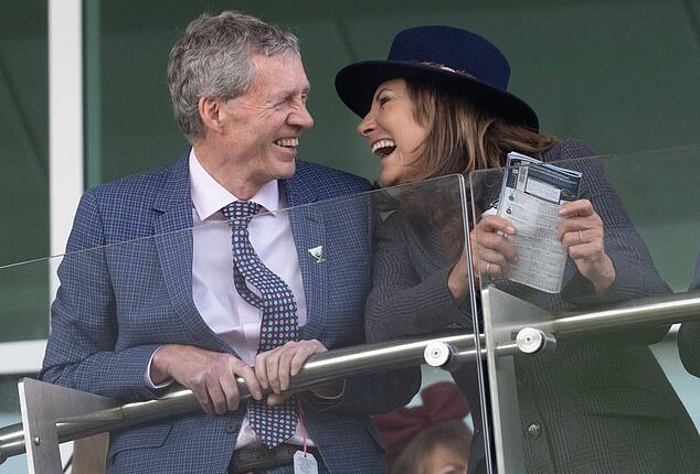 By her side throughout at this year's Cheltenham Festival was Brendan Moran, a consultant colorectal surgeon based in Basingstoke, Hampshire