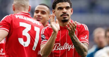 Morgan Gibbs-White may not go to the World Cup with England but should be proud if he can help keep Nottingham Forest in the Premier League
