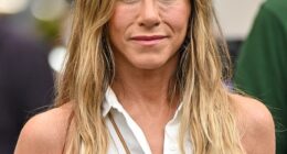 Stars in their 50s and beyond still have the unlined complexions of 20- and 30-somethings thanks to injectables, lasers and the best skincare products money can buy. Pictured: Jennifer Aniston in 2024