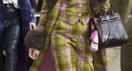 Cheltenham Festival 2026 has witnessed a dazzling array of ensembles, including one racegoers pink and green plaid outfit