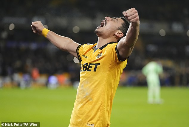 Andre's deflected strike in stoppage time gave Wolves a famous win over Liverpool
