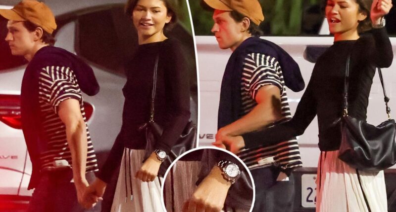 Zendaya flashes gold band in first sighting with Tom Holland since wedding rumors surfaced