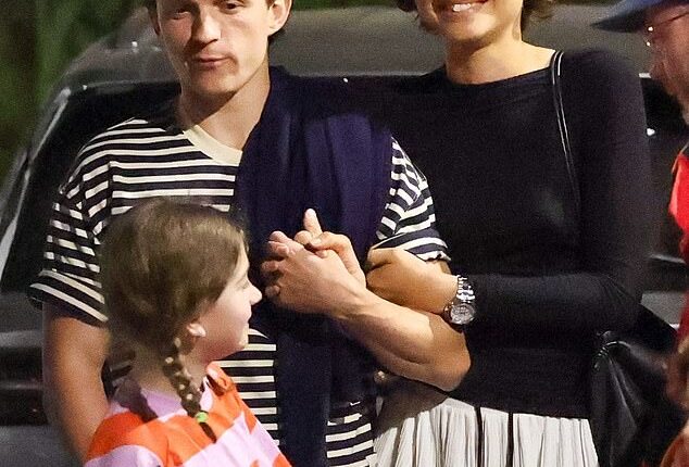 Zendaya and Tom Holland tend to avoid the spotlight anywhere in public, so it was a rare sight to see them step out for dinner in Los Angeles on Friday night