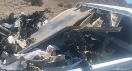 A second US airman shot down over Iran has been rescued in a daring rescue mission following a fierce firefight with the IRGC, reports say. The wreckage of the pilot's F-15E fighter jet is pictured
