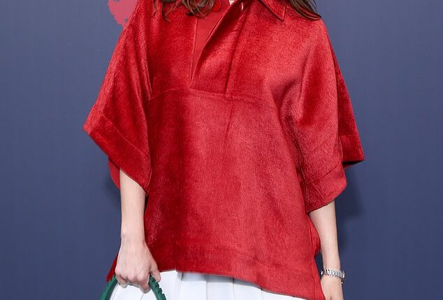 Aubrey Plaza is pregnant with her first child just over a year after the tragic death of her husband Jeff Baena; seen in March 2026