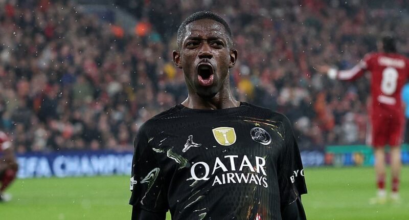 Liverpool vs PSG - Champions League LIVE: Latest score, team news and updates as Ousmane Dembele twists the knife for the visitors minutes after Reds' penalty shout is overturned - and comeback hopes disintegrate at Anfield