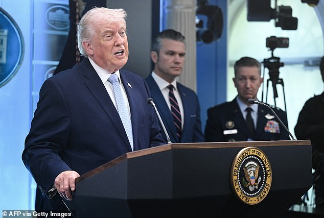 Donald Trump lauded the operation to rescue two downed US service members in Iran over the weekend. 'God was watching us,' he said of the miraculous operation