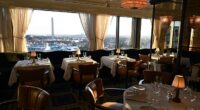 The Founders dining room at Ned's Club has a stunning view of the Washington Monument and National Mall