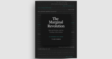 cover for 'the marginal revolution'