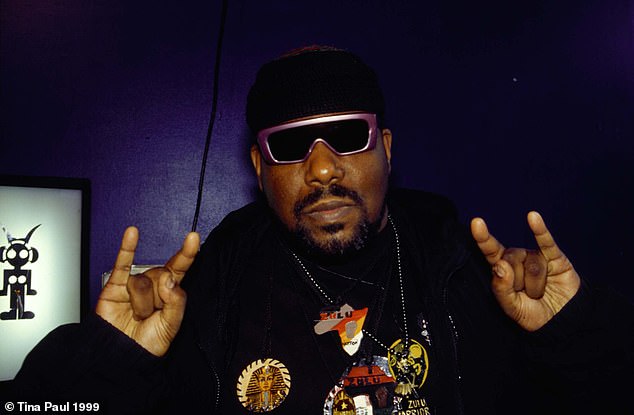 Influential musical artist Afrika Bambaataa died in Pennsylvania on Thursday at the age of 67 after battling cancer. Pictured in NYC in 1999