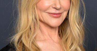 On Wednesday night, Kidman was accused of yet another 'wig fail' at CinemaCon (pictured)