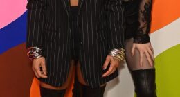 Alex Scott has revealed she kept her relationship with Jess Glynne a secret for more than a year because they both 'knew their love was special' (pictured at the BRIT Awards)