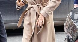 Judges: Amanda Holden cut a stylish figure as she stepped out for Britain's Got Talent auditions on Saturday