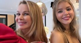 Amanda Holden, 52, posed with lookalike daughter Lexi, 17, as she gave fans a glimpse of her huge new Surrey mansion on Instagram on Thursday