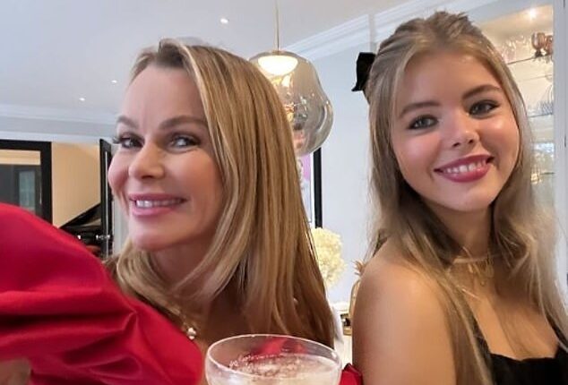 Amanda Holden, 52, posed with lookalike daughter Lexi, 17, as she gave fans a glimpse of her huge new Surrey mansion on Instagram on Thursday