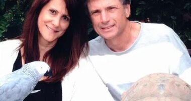 Robin Kaye (left), an award-winning music supervisor for the hit show American Idol, and her husband Thomas Deluca (right), both 70, were discovered brutally shot to death at their home in Encino on July 14 around 2.33pm. Cops now believe they died four days earlier