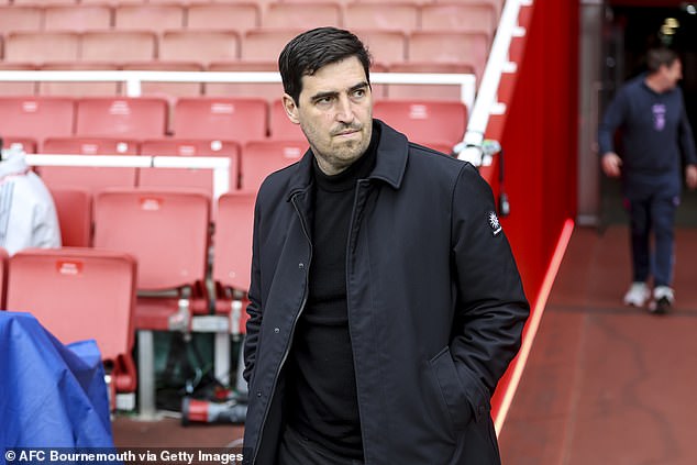 Andoni Iraola will leave Bournemouth when his contract expires at the end of the season