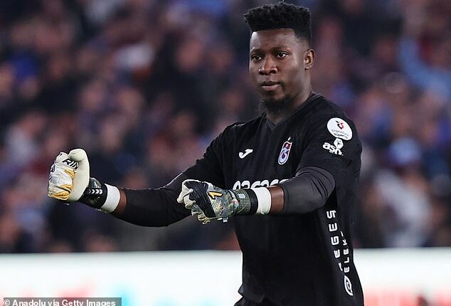 Trabzonspor have made it clear they want to keep Onana, who joined in September
