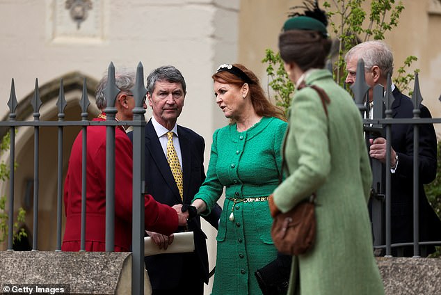 Andrew Mountbatten-Windsor was desperate to flaunt his 'blue blood' status superiority over royal rival Sir Tim Laurence at the Royal Family's Easter celebrations in 2023, a body language expert has claimed