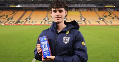Archie Gray put in a man of the match performance as England U21s beat Moldova 4-1