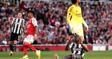 Arsenal vs Newcastle LIVE: Premier League latest score and updates as Yoane Wissa fluffs golden chance to equalise