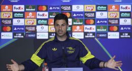 To some surprise, Mikel Arteta mistakenly said Jurrien Timber was available for the game