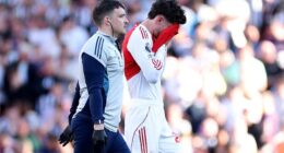 Kai Havertz's injury against Newcastle could play a major role for Arsenal in their title bid