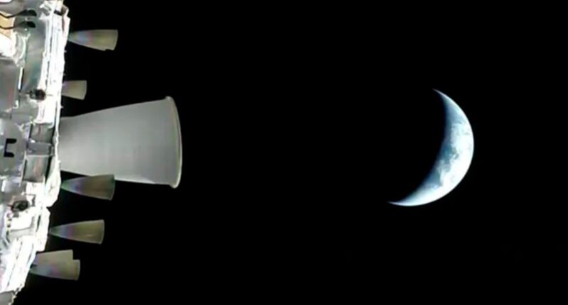 Artemis II leaves Earth’s orbit and heads for the moon