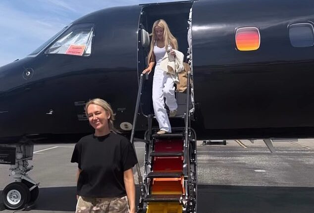 Australian celebrities have descended on California to flash their wealth and let loose during the annual Coachella festival at the Empire Polo Club in Indio