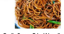 The Perth resident shared the menu example picture of the Garlic Sauce Fried Noodle dish displayed on the app