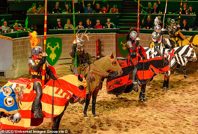 Gen-Z is running out to enjoy a night in the Medieval times by feasting on a half chicken with their bare hands while they watch knights duke it out