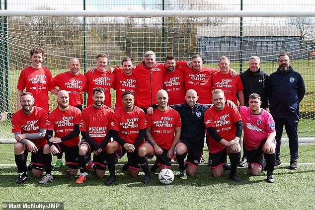 Big Sam's back! Bolton legend returned to the dugout to coach community football team and promote CPR as part of Sky Bet and BHF's Every Minute Matters campaign.