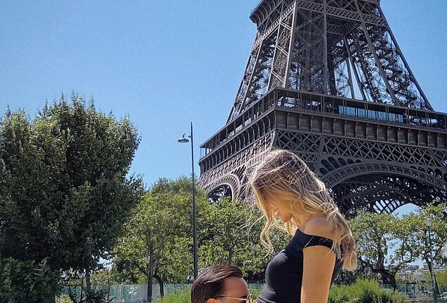 Michael Auger has revealed that his wife Nicole is expecting their first child