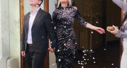 Britpop star Louise Wener has finally tied the knot with her boyfriend and bandmate Andy Maclure after 30 years together