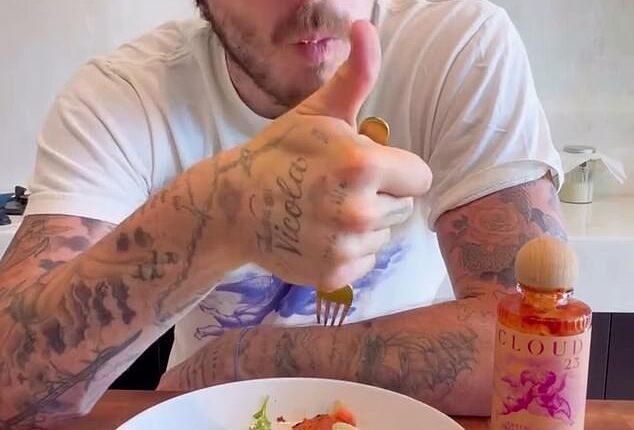 Brooklyn Beckham mocked for saying 'arugula' in latest cooking video instead of the English word 'rocket' as he fails to mention his mum Victoria on her birthday: 'He forgets he is not American!'