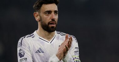 Man United captain and talisman Bruno Fernandes has just 12 months left on his contract