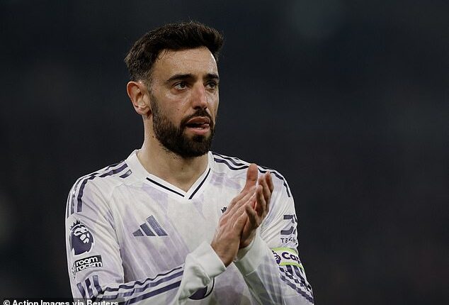 Man United captain and talisman Bruno Fernandes has just 12 months left on his contract