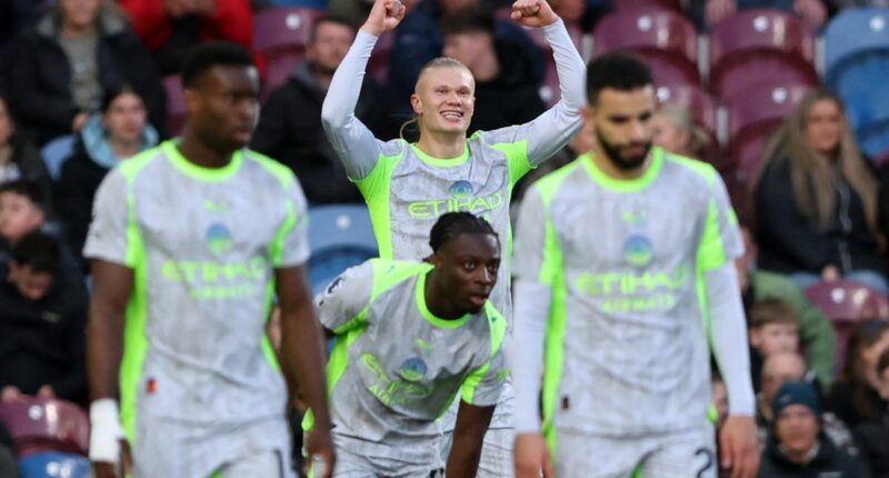 Burnley vs Man City LIVE: Team news and updates from Premier League clash as O’Reilly replaces Rodri