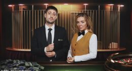 Matty (L) and Leanne (R) are co-workers at a Liverpool casino who discover they are both secretly robbing from the safe