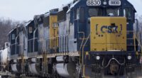 CSX says more businesses are shipping via rail to avoid surging fuel costs